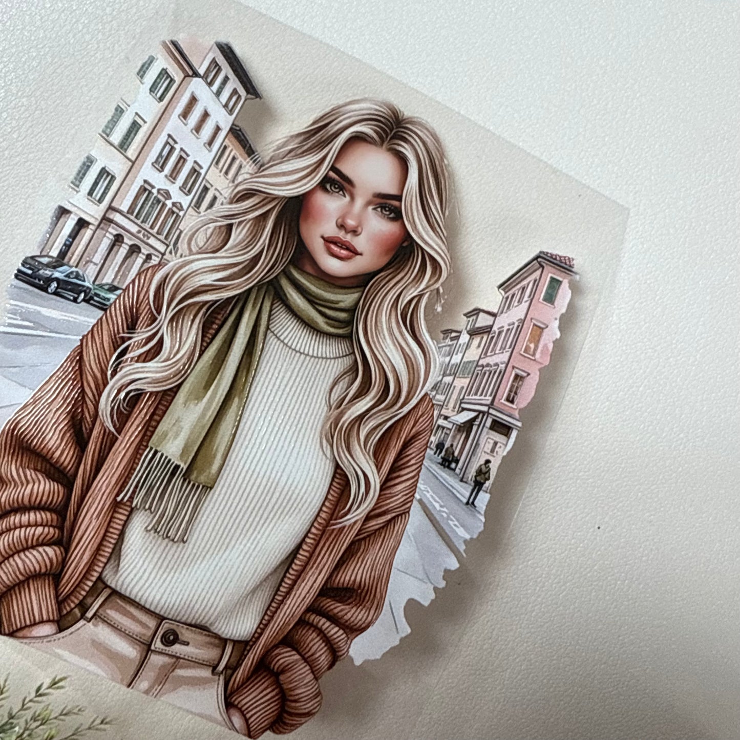 PET 3D raised Rome Rusty Fall and Weathered Beach tape,one roll fashion, junk journal, scrapbooking,bullet journal, card making.