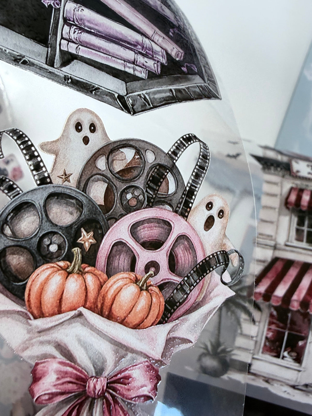 Halloween Landscape PET 3D raised tape.