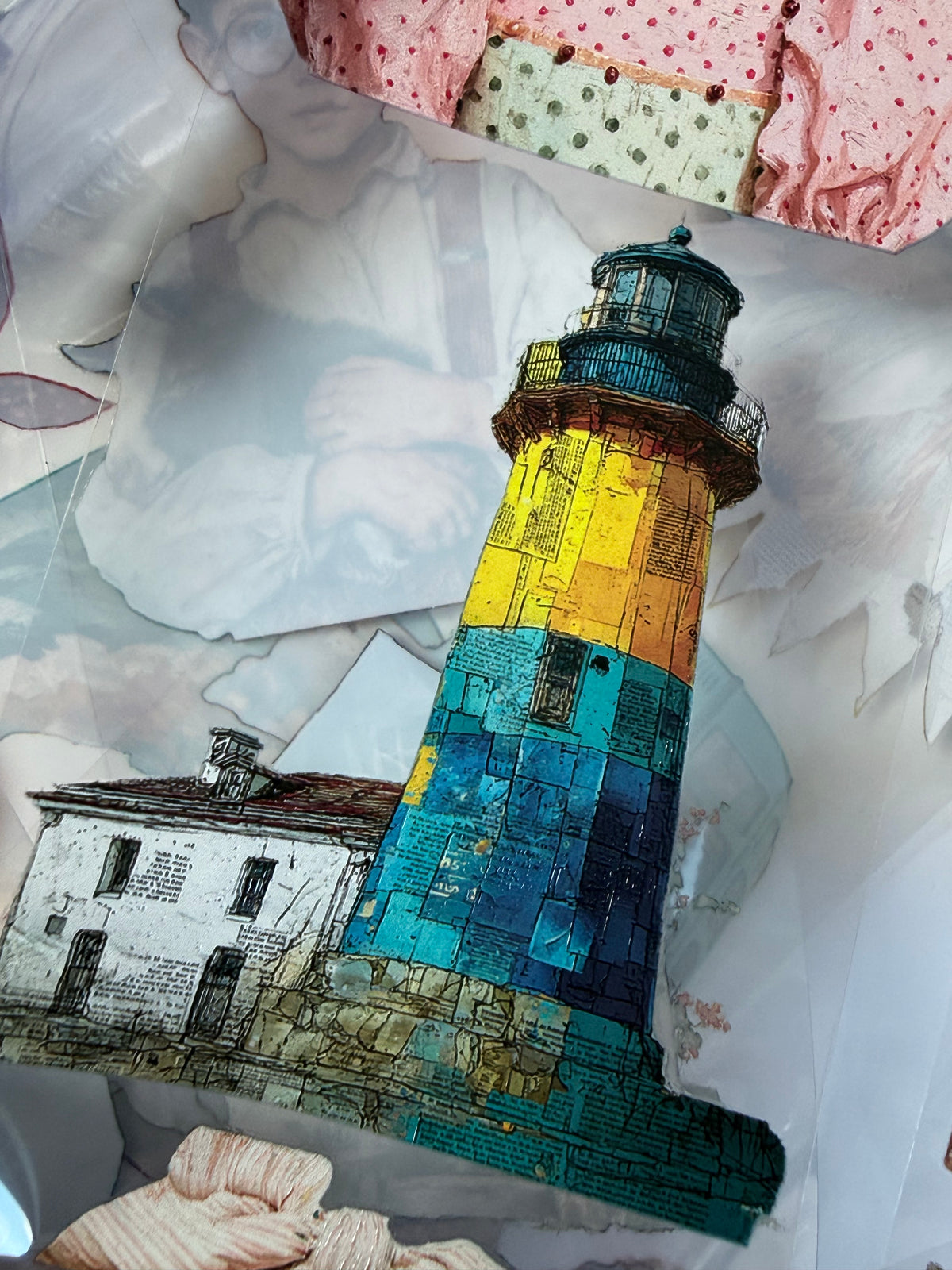 Beach, Delft  and Grandma ChroniclesPET 3D raised tape