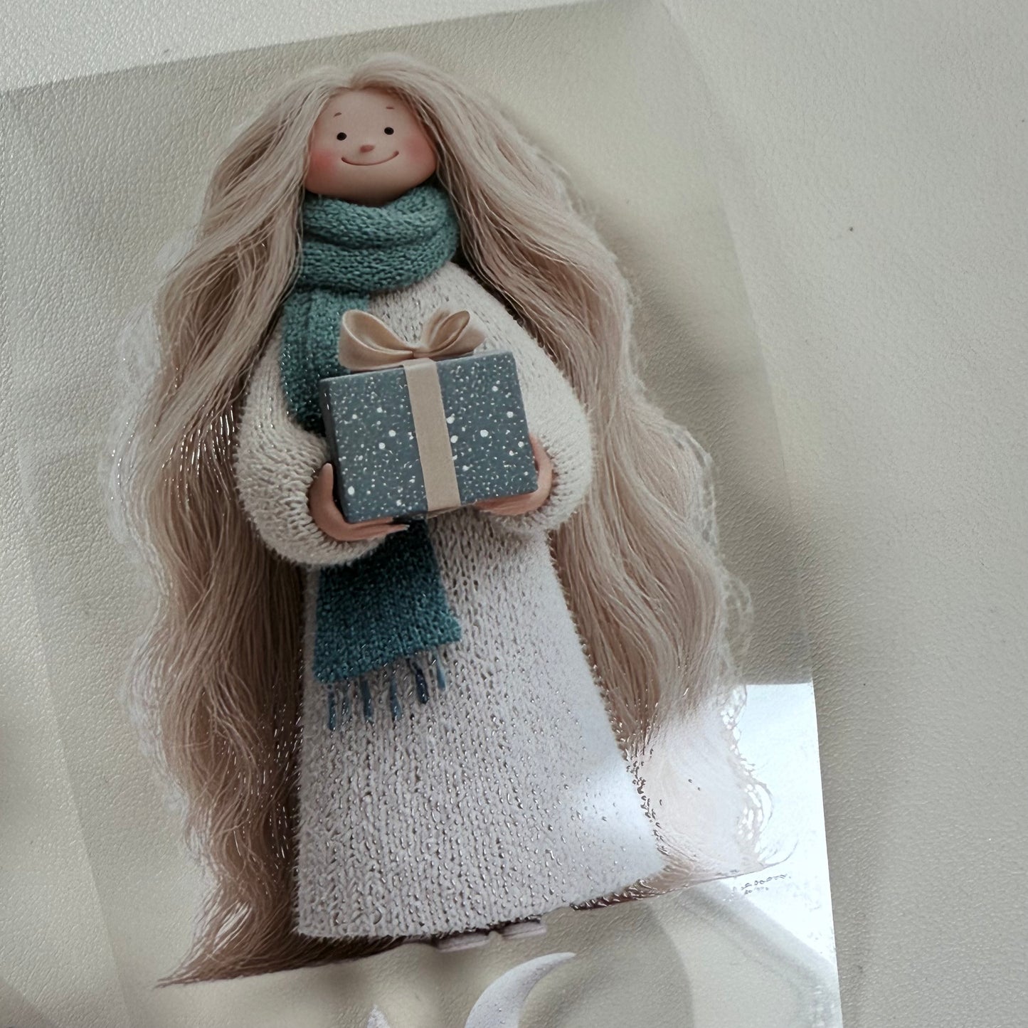 PET 3D raised Cozy Winter and Whimsical Fluffy Coffee tape,one roll fashion, junk journal, scrapbooking,bullet journal, card making.