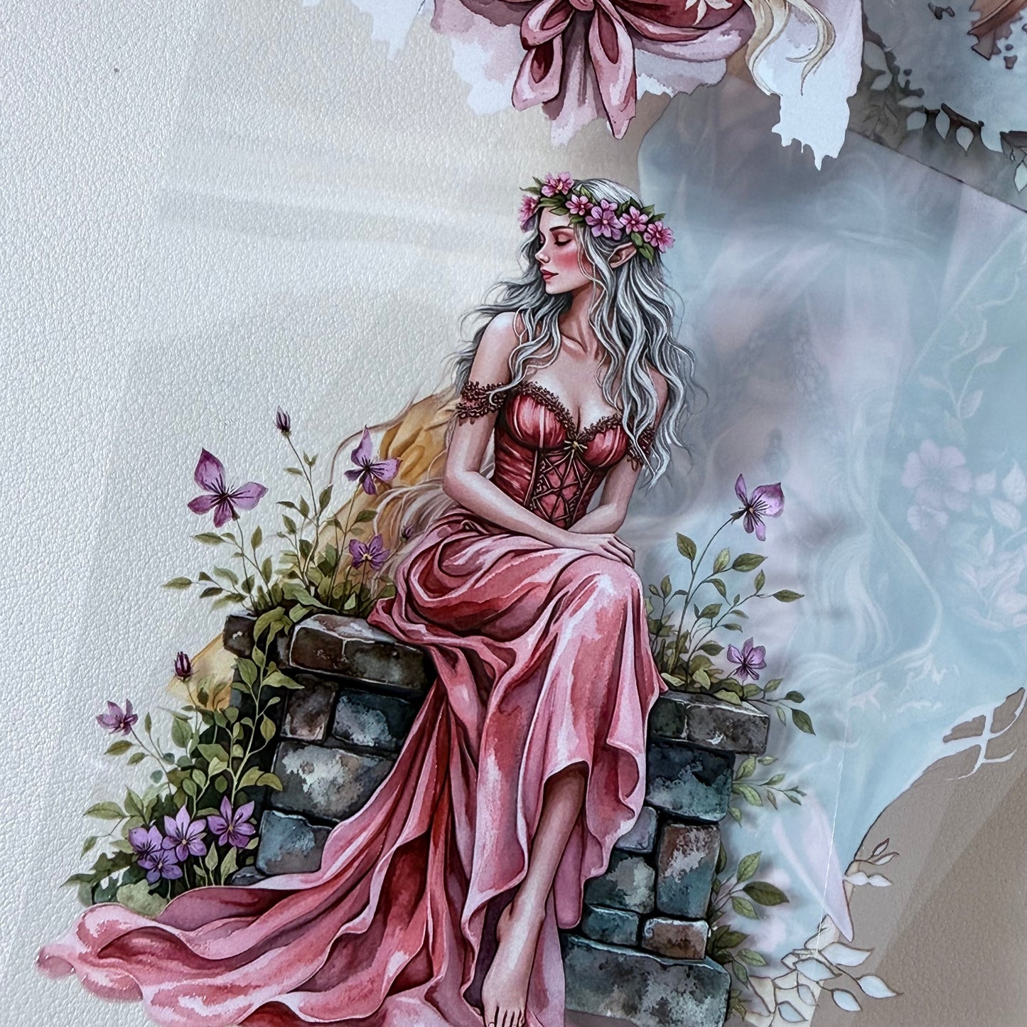 Sunstone Bohemian Caravan and  Elven Whispers PET 3D raised tape,one roll fashion, junk journal, scrapbooking,bullet journal, card making.