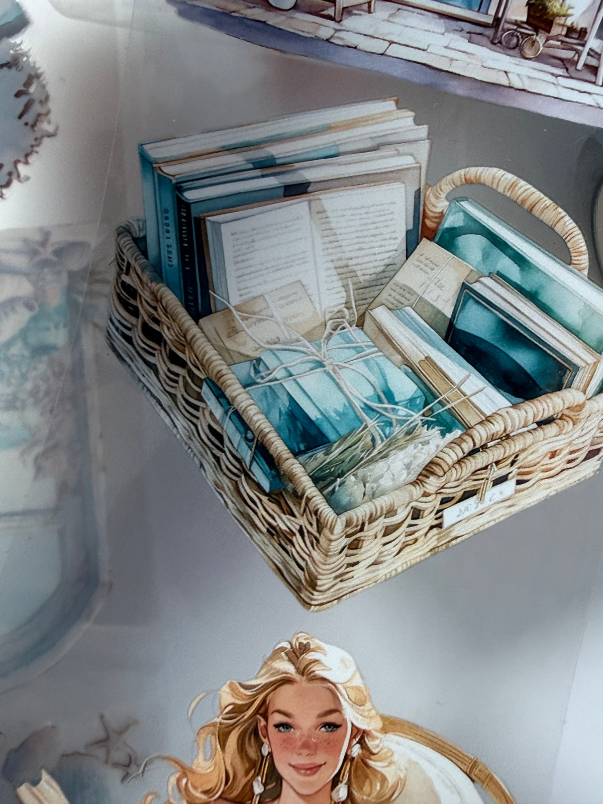 Miss Marine and Blue Amalfi Planner PET 3D raised tape