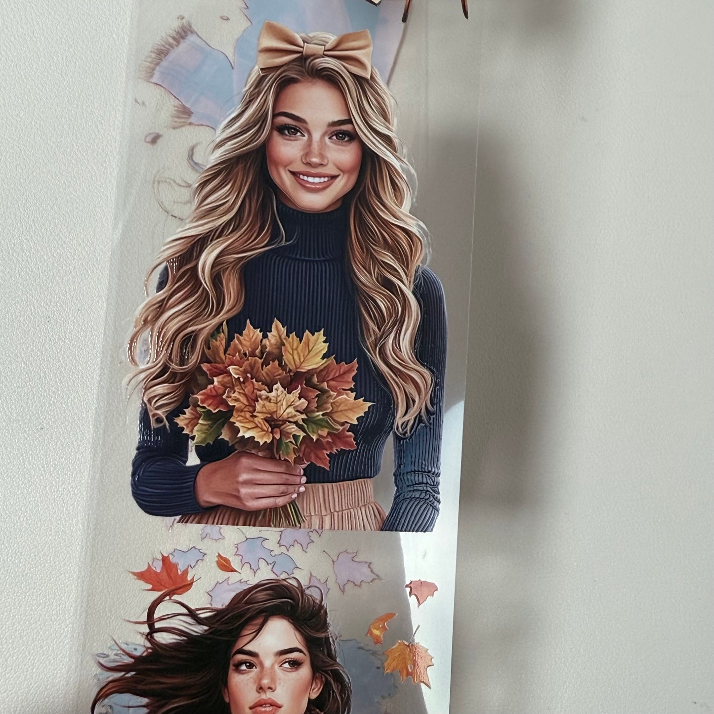 PET 3D raised Autumn wind and Cottage tape,one roll fashion, junk journal, scrapbooking,bullet journal, card making.