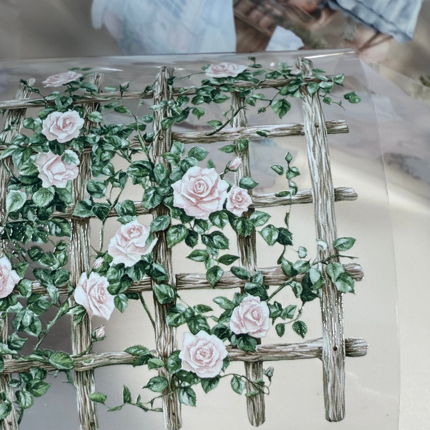 PET 3D raised Petal Haven and Breezy Blooms tape,one roll fashion, junk journal, scrapbooking,bullet journal, card making.