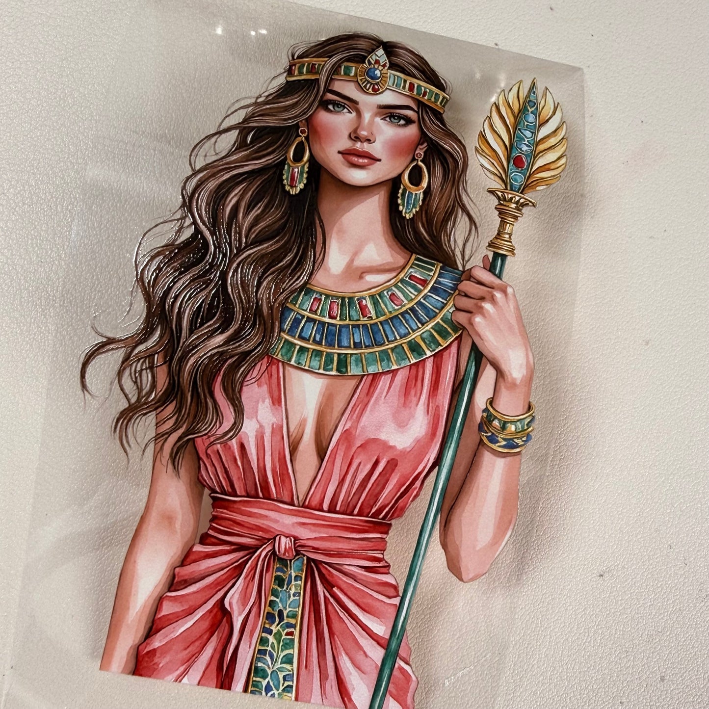 Pharaohs Garden and Bohemian Bird Muse PET 3D raised tape,one roll fashion, junk journal, scrapbooking,bullet journal, card making.