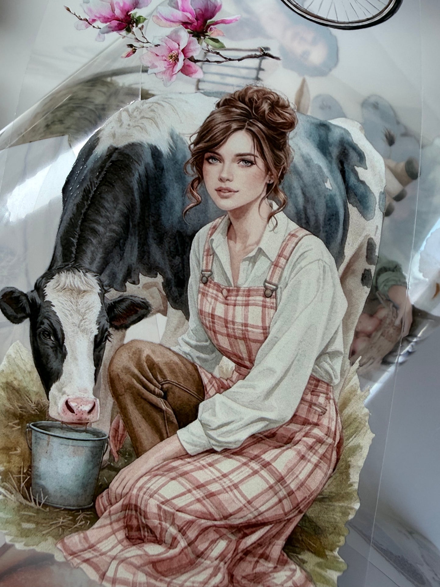 Farm life PET 3D raised tape