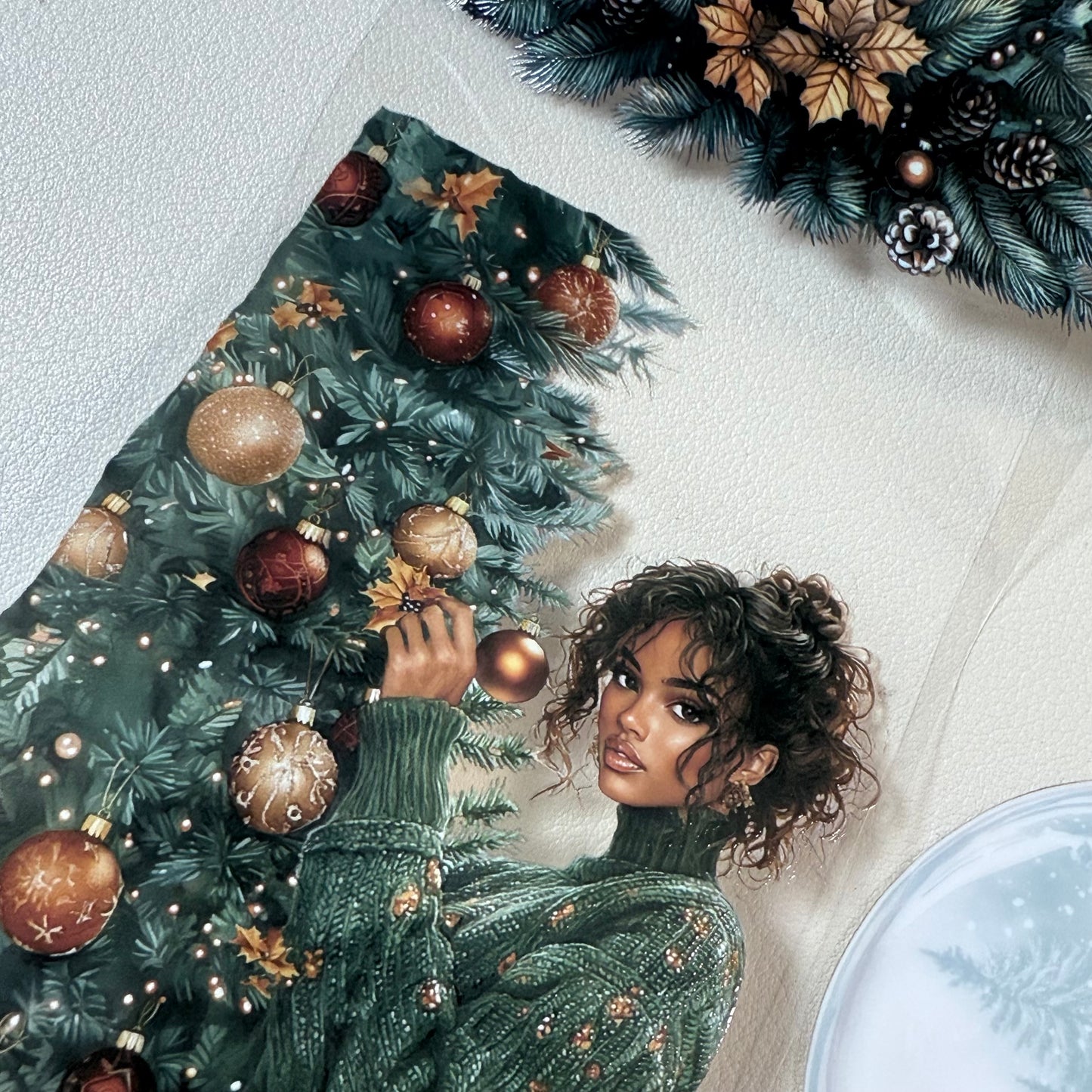 PET 3D raised Christmas Gold and Merry Christmas tape,one roll fashion, junk journal, scrapbooking,bullet journal, card making.