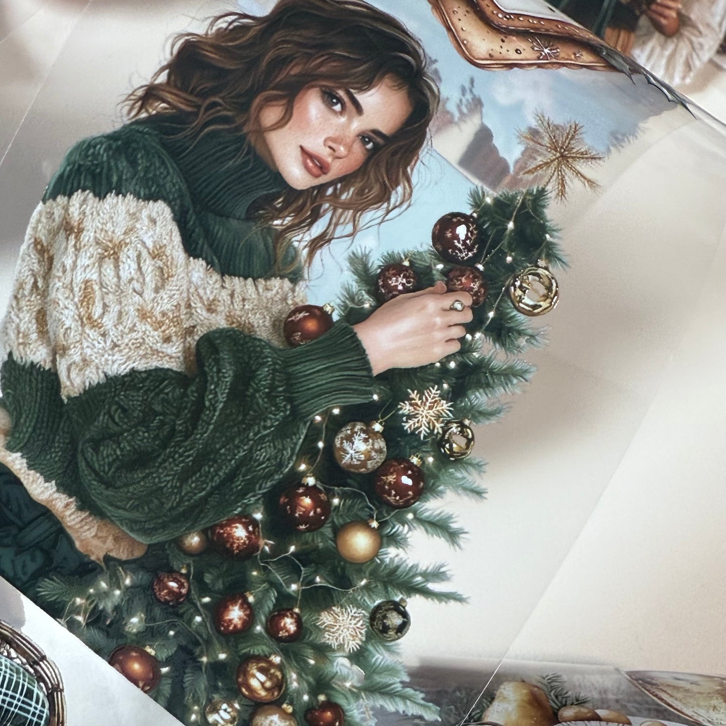 PET 3D raised Christmas Gold and Merry Christmas tape,one roll fashion, junk journal, scrapbooking,bullet journal, card making.