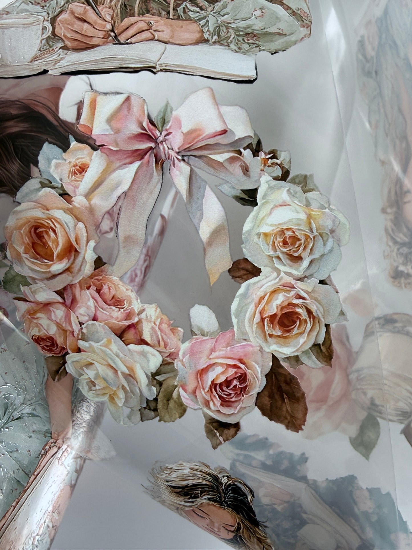 Birthday Party and Luxury Roses PET 3D raised tape