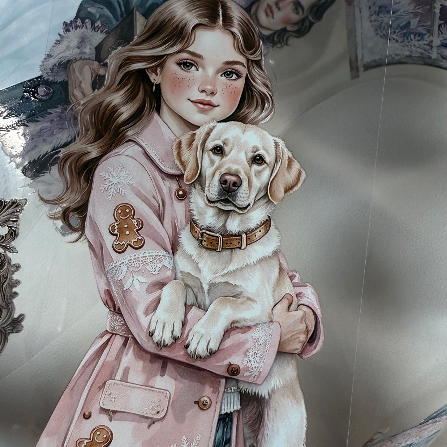 PET 3D raised Winter Oracle and Pastel Christmas tape,one roll fashion, junk journal, scrapbooking,bullet journal, card making.