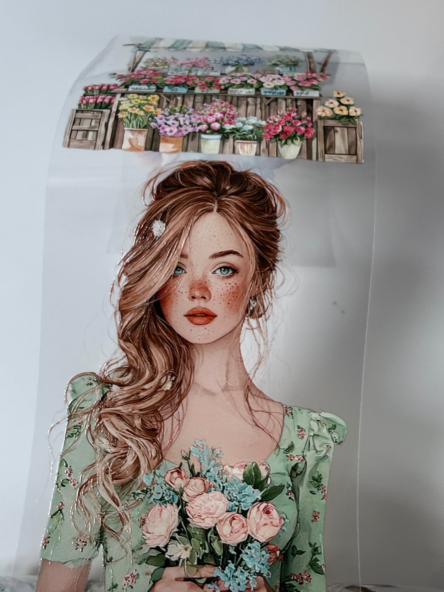 Flower Shop and Apple Farm PET 3D raised tape