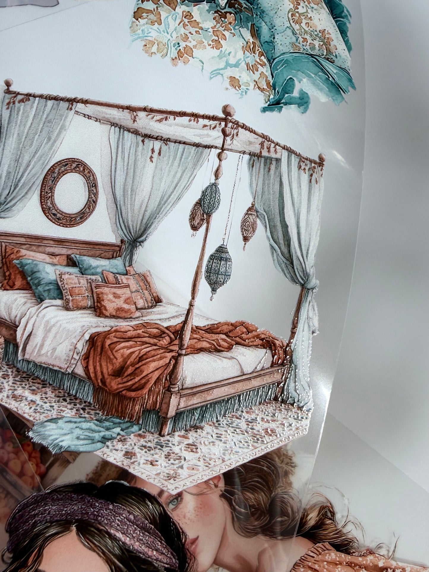 Moroccan Summer day and Peach Farm PET 3D raised tape