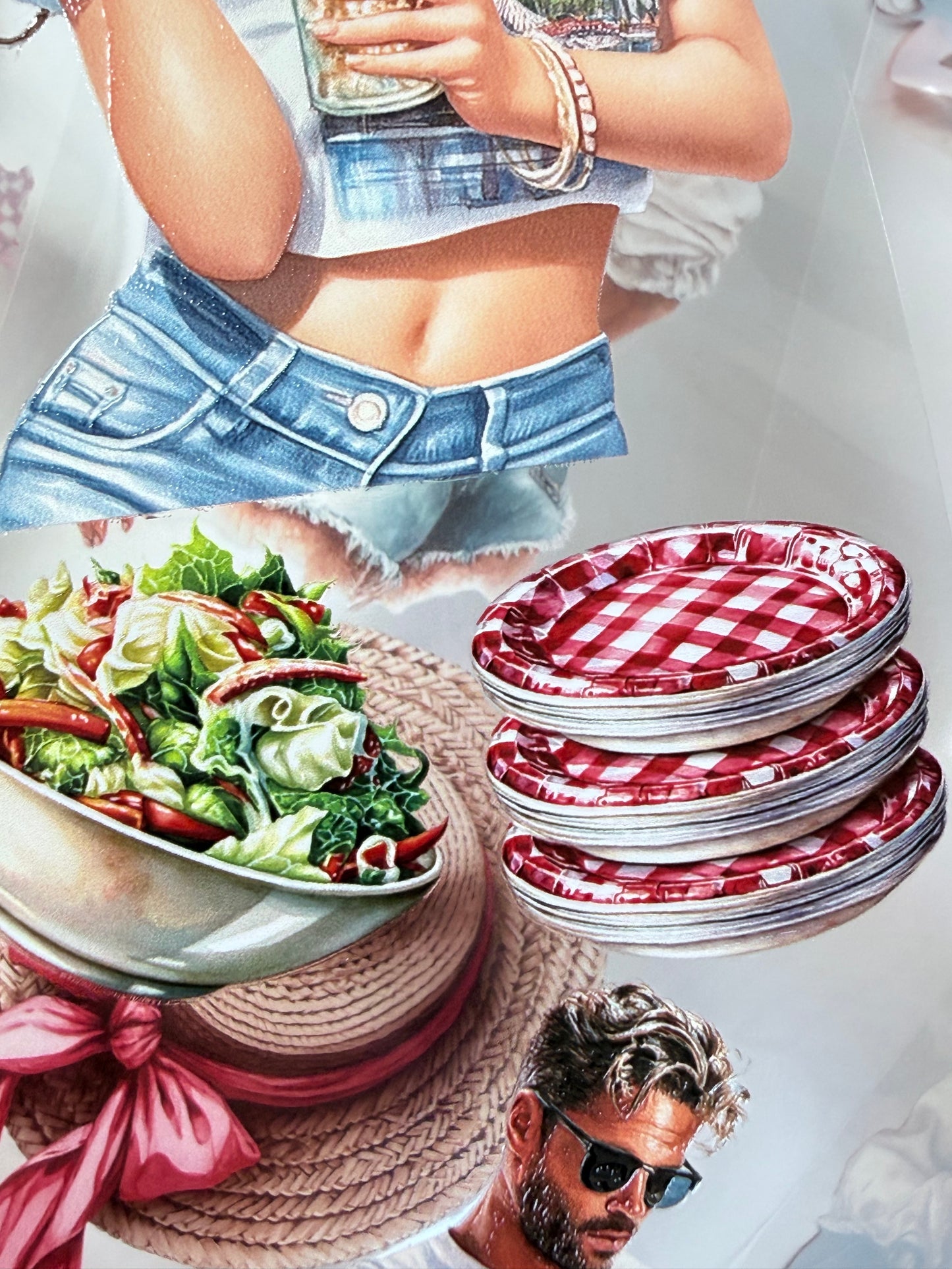 Strawberry Festival and Backyard BBQ PET 3D raised tape