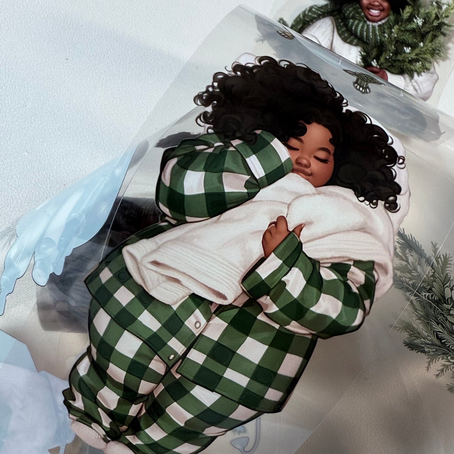 PET 3D raised Winter Evening and Winter Frost tape,one roll fashion, junk journal, scrapbooking,bullet journal, card making.