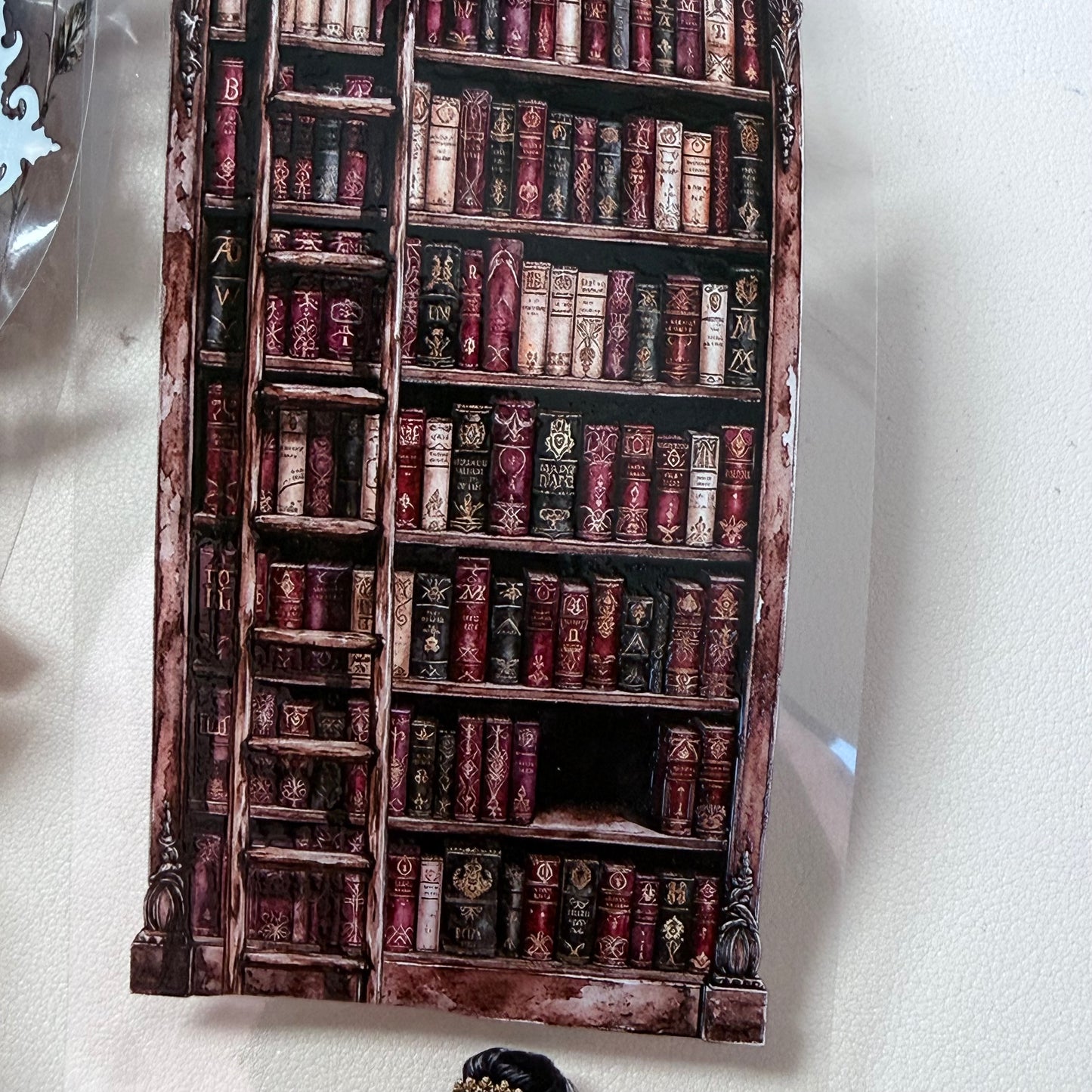Elves of the Silent Orchard and  Dark Academia Valentine PET 3D raised tape,one roll fashion, junk journal, scrapbooking,bullet journal, card making.