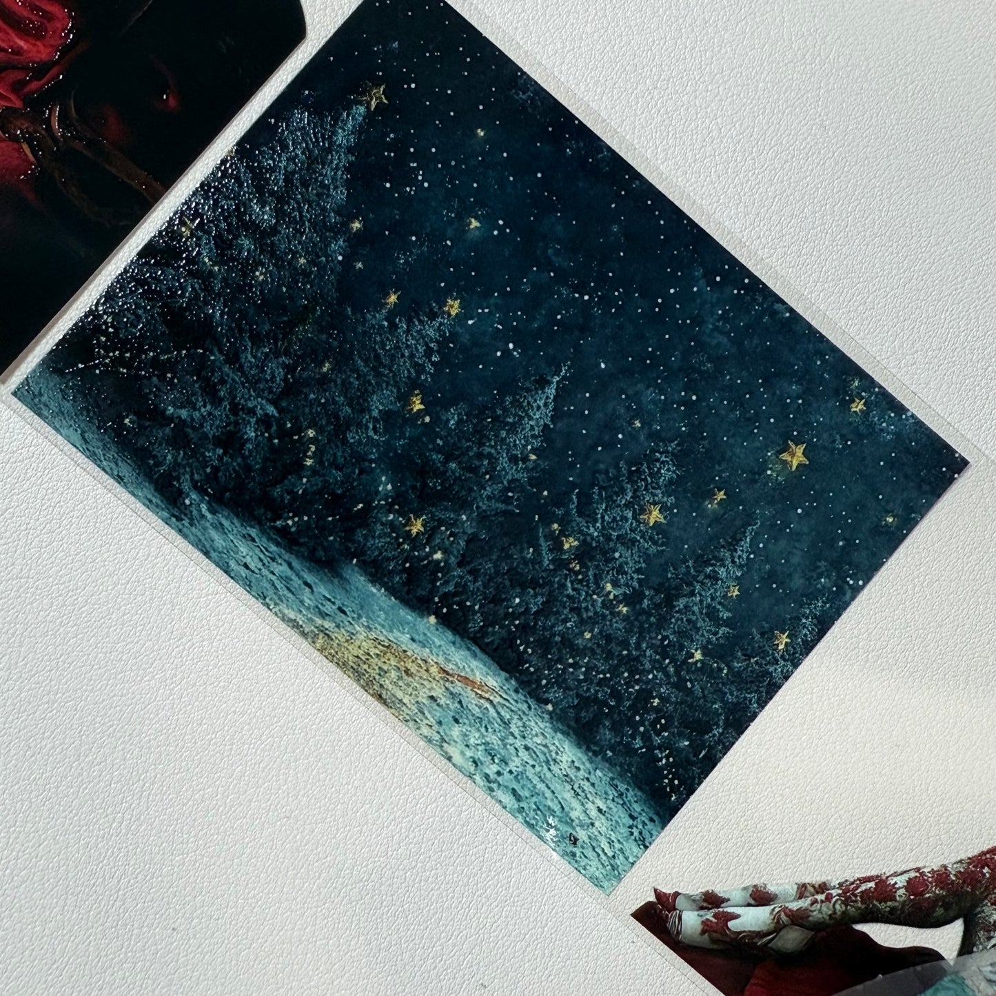 PET 3D raised Winter Girls and Fantasy Christmas tape,one roll fashion, junk journal, scrapbooking,bullet journal, card making.