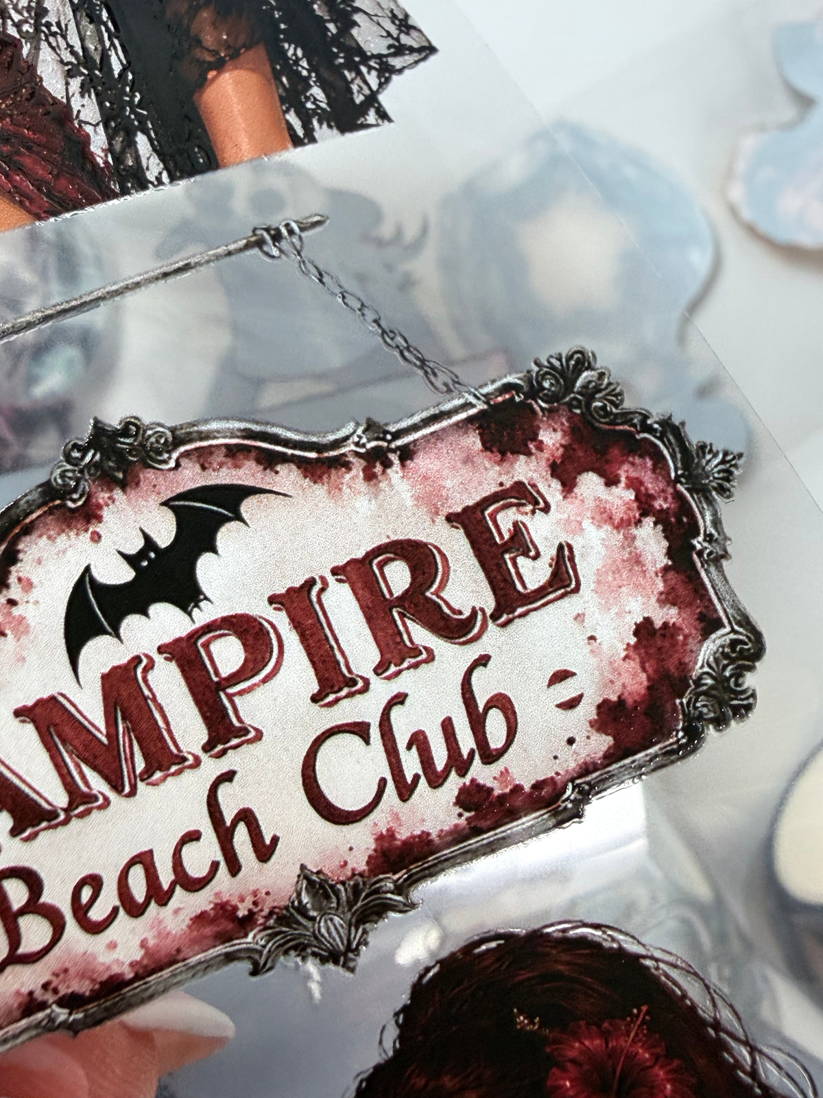 Vampire Summer Club and Midnight Midway PET 3D raised tape