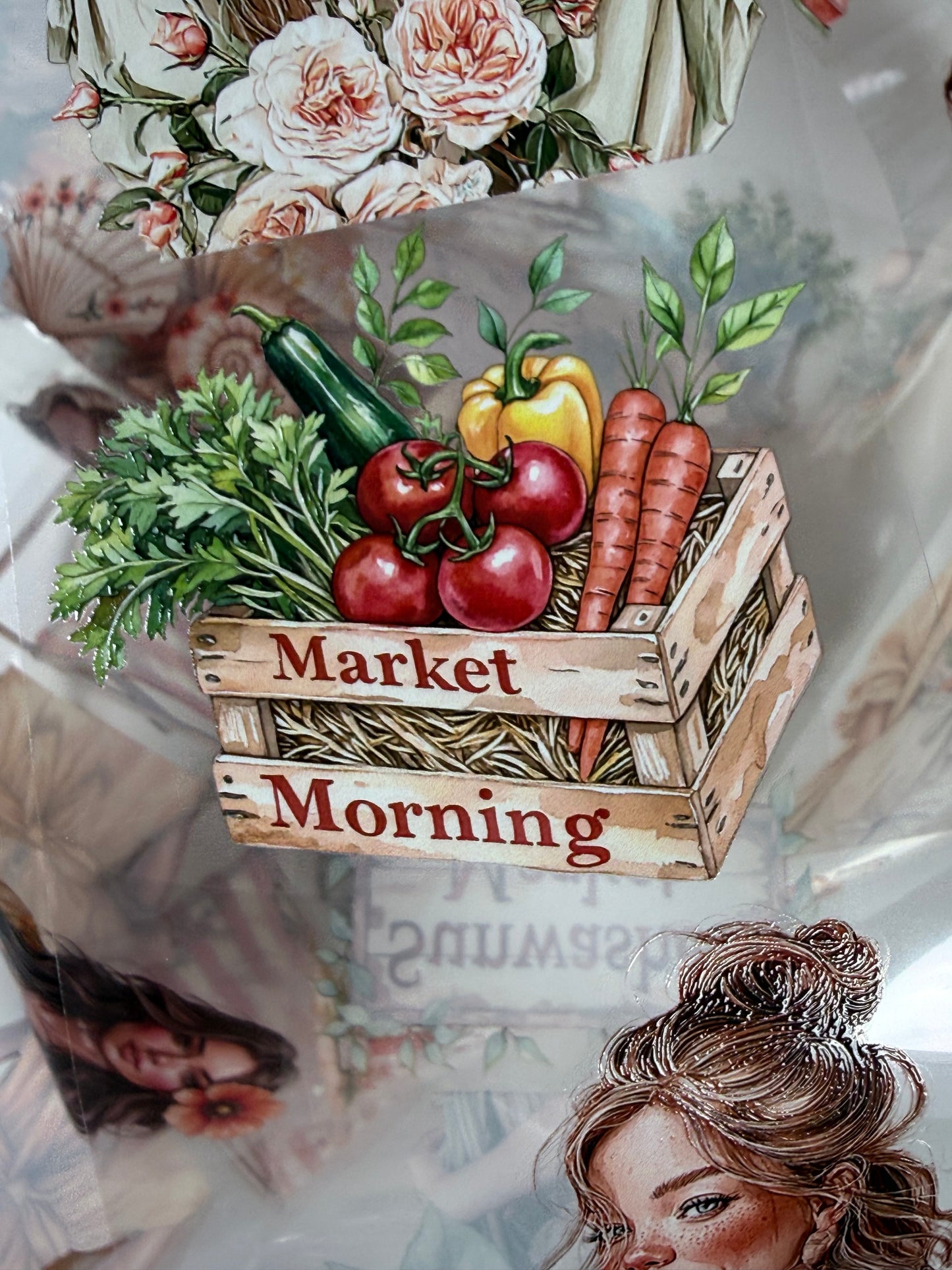 Bloemenzee Summer and Sunwashed Market PET 3D raised tape