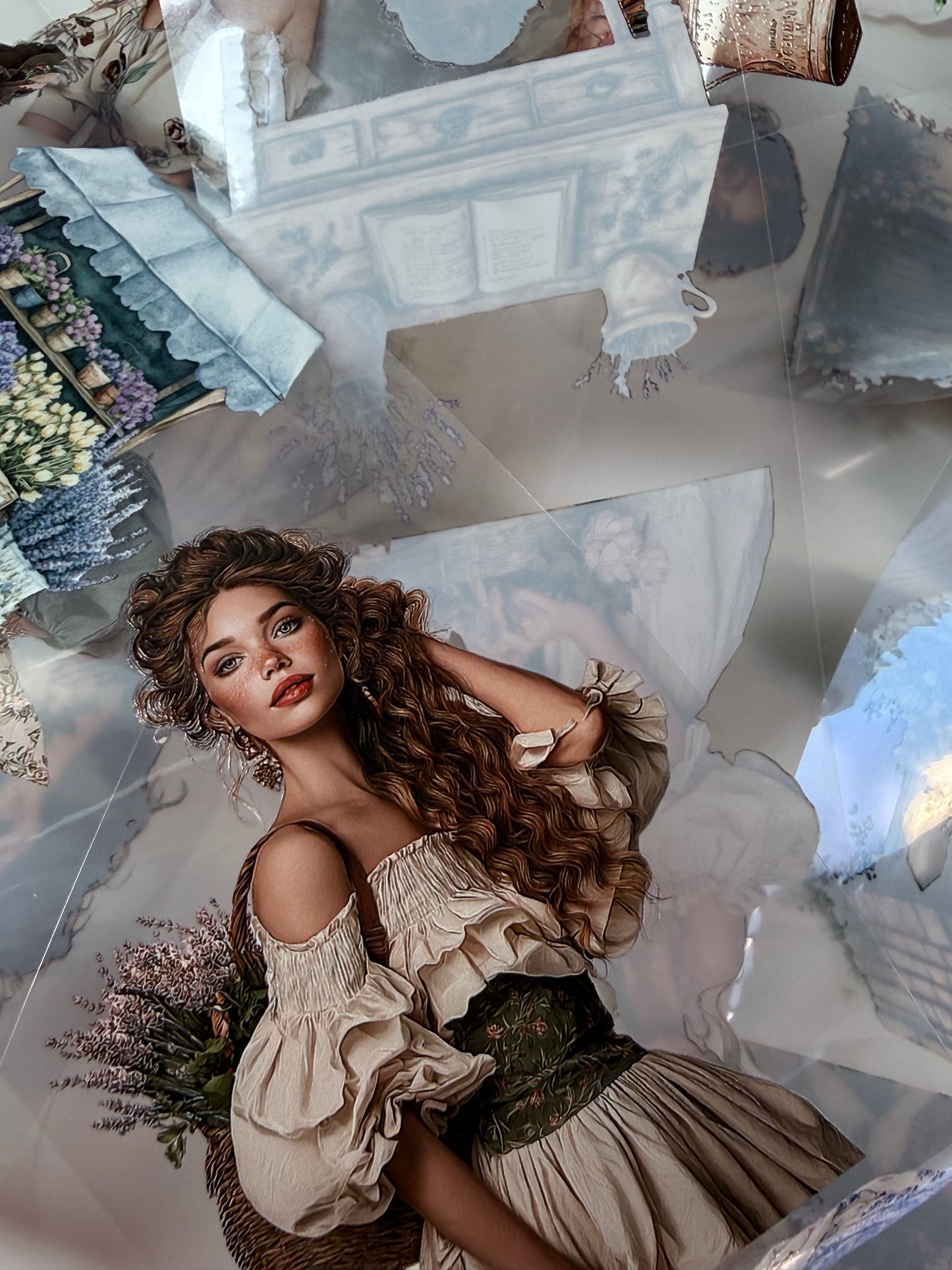 Cottage garden and Summer in Provence PET 3D raised tape