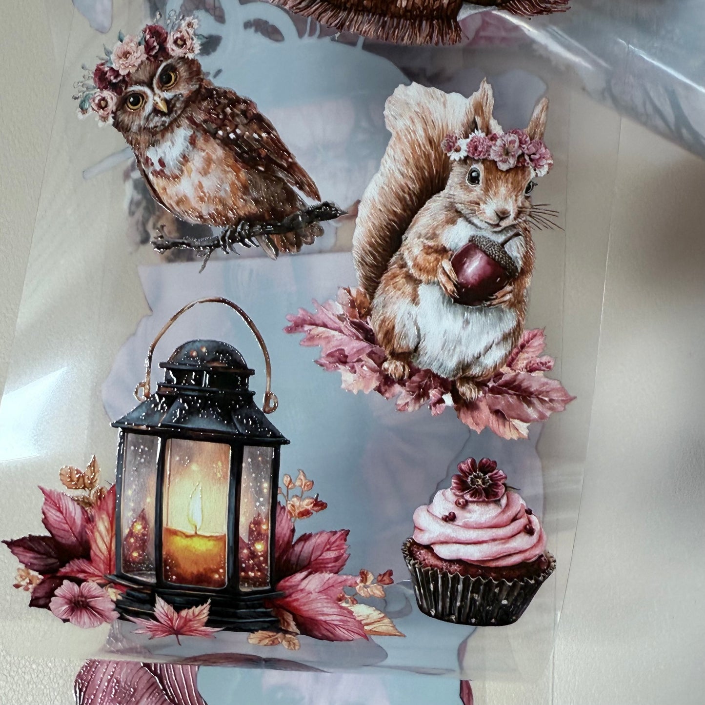 PET 3D raised Dead but Darling and Harvest Romance tape,one roll fashion, junk journal, scrapbooking,bullet journal, card making.