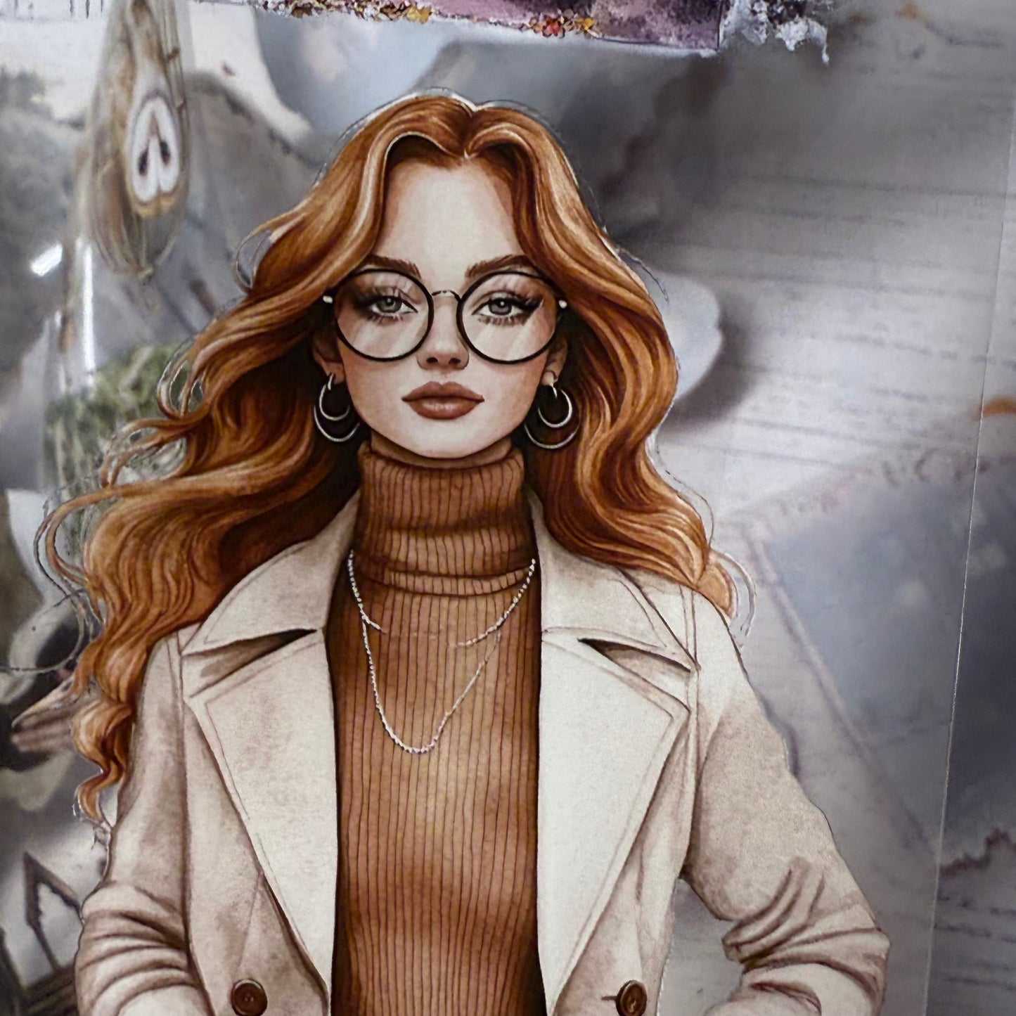 PET 3D raised Magic Academia and Urban Autumn Moments  tape,one roll fashion, junk journal, scrapbooking,bullet journal, card making.