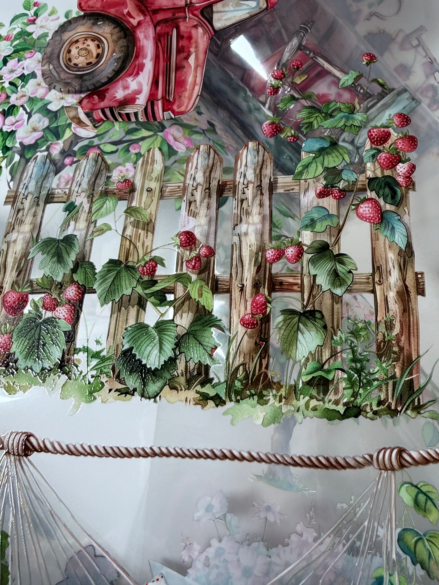 PET 3D raised Summer Landscape2 tape