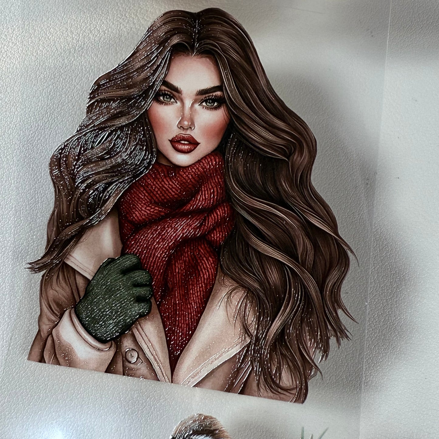 PET 3D raised Rustic Noel and Winter Wonderlandtape,one roll fashion, junk journal, scrapbooking,bullet journal, card making.