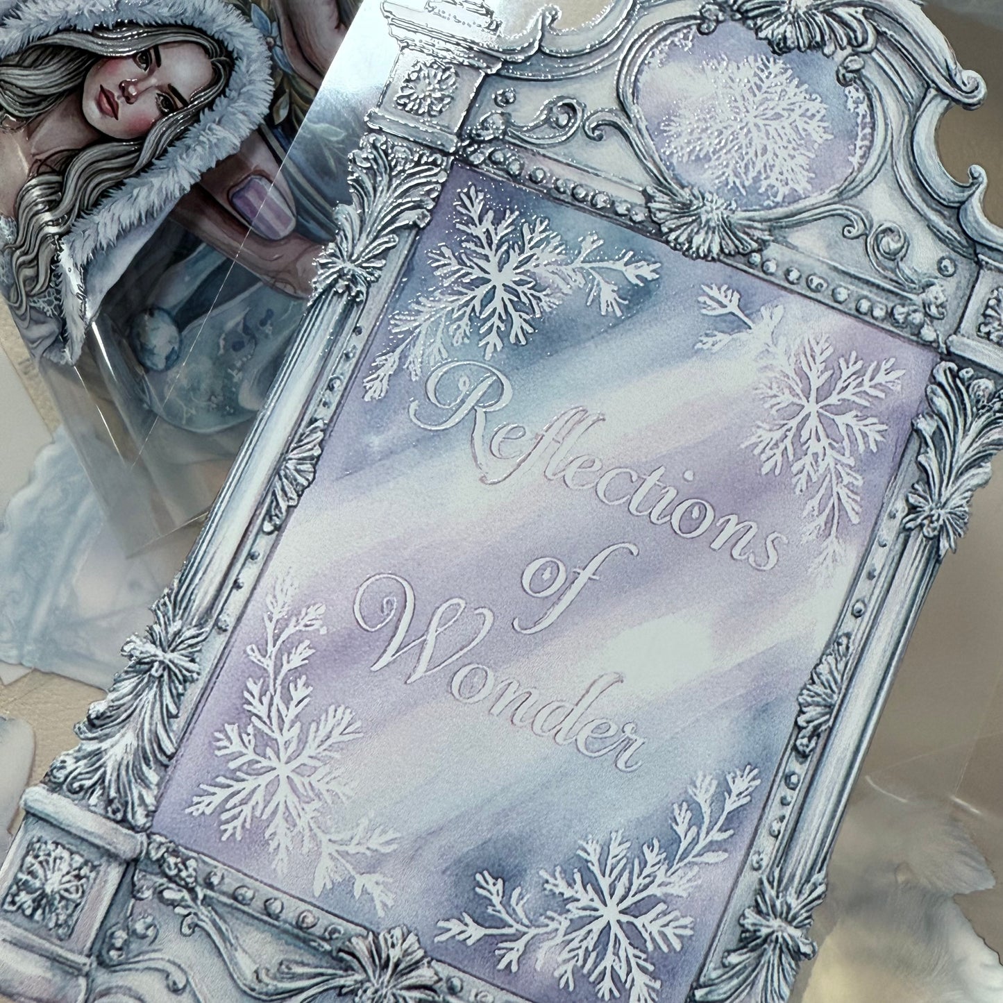 PET 3D raised Magical Apothecary in Winter and Winter Fairytale tape,one roll fashion, junk journal, scrapbooking,bullet journal, card making.