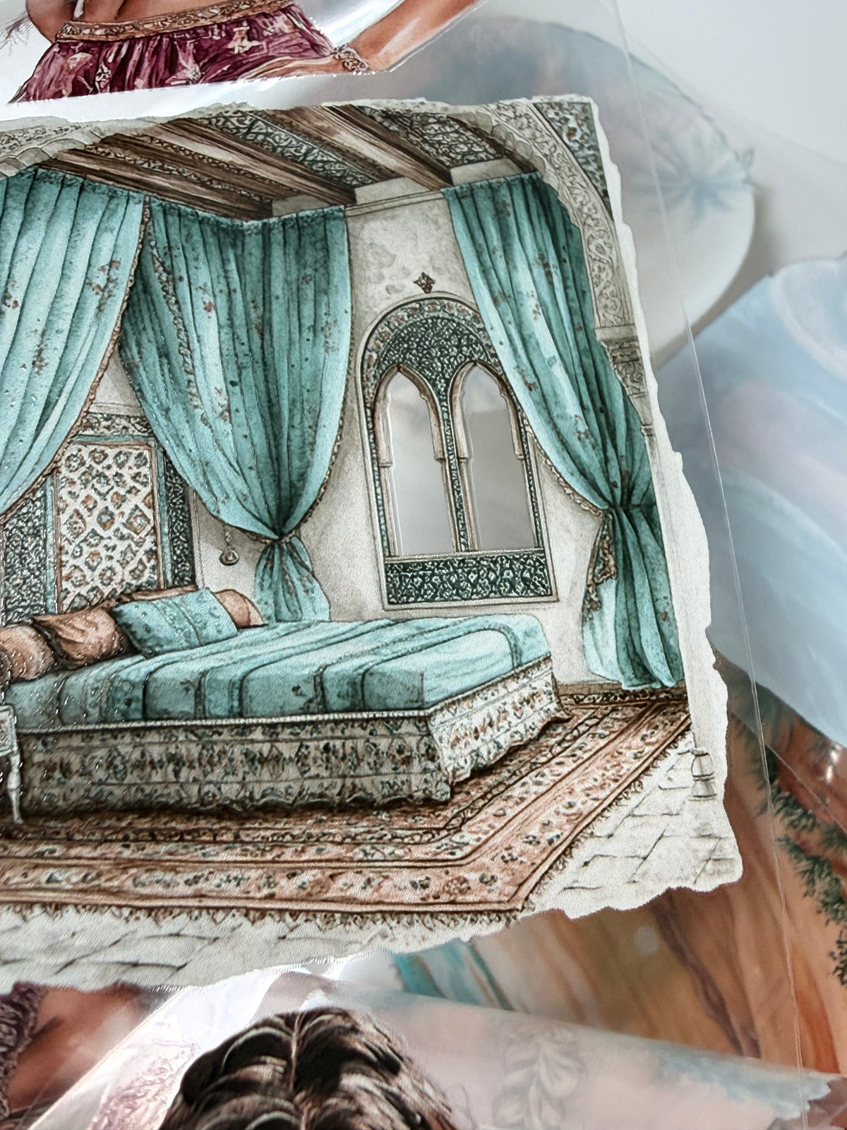 Moroccan Escape and Florentine Flourish PET 3D raised tape
