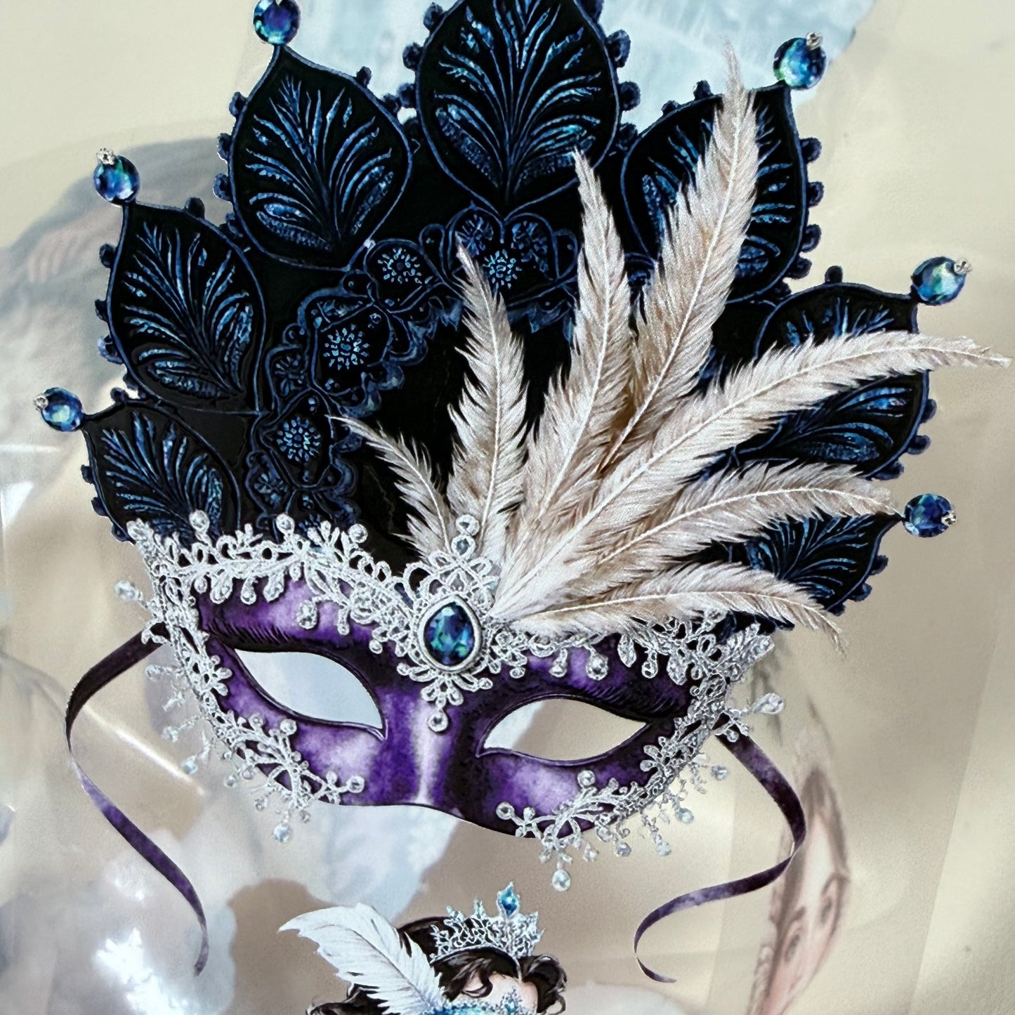 Frozen Masquerade Ball and  Frosted Woodland PET 3D raised tape,one roll fashion, junk journal, scrapbooking,bullet journal, card making.