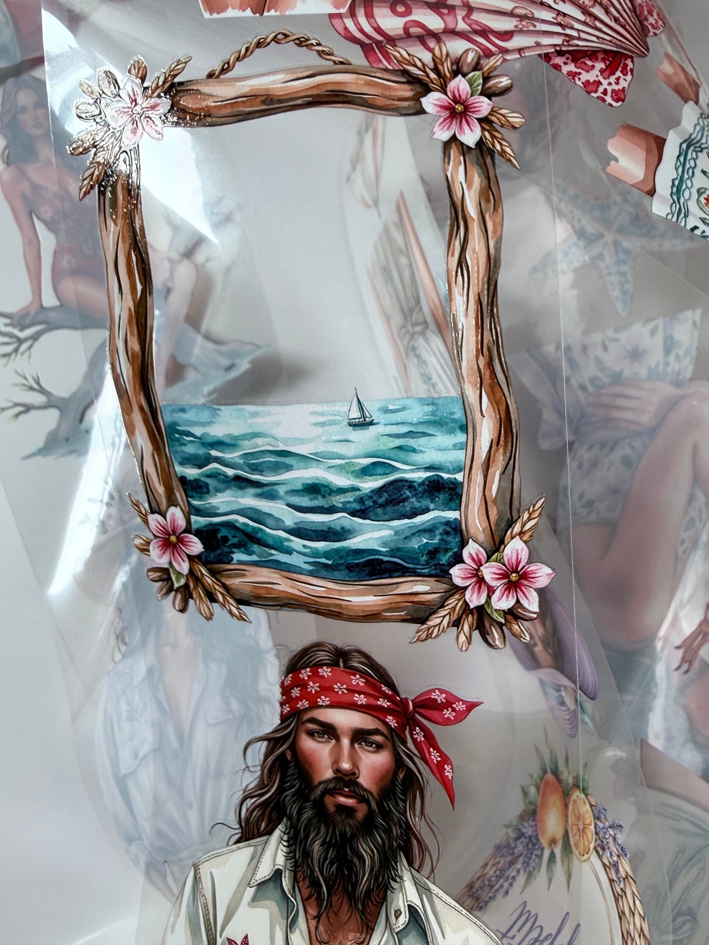 Marina Summer Vacation and  Soleil Reverie PET 3D raised tape