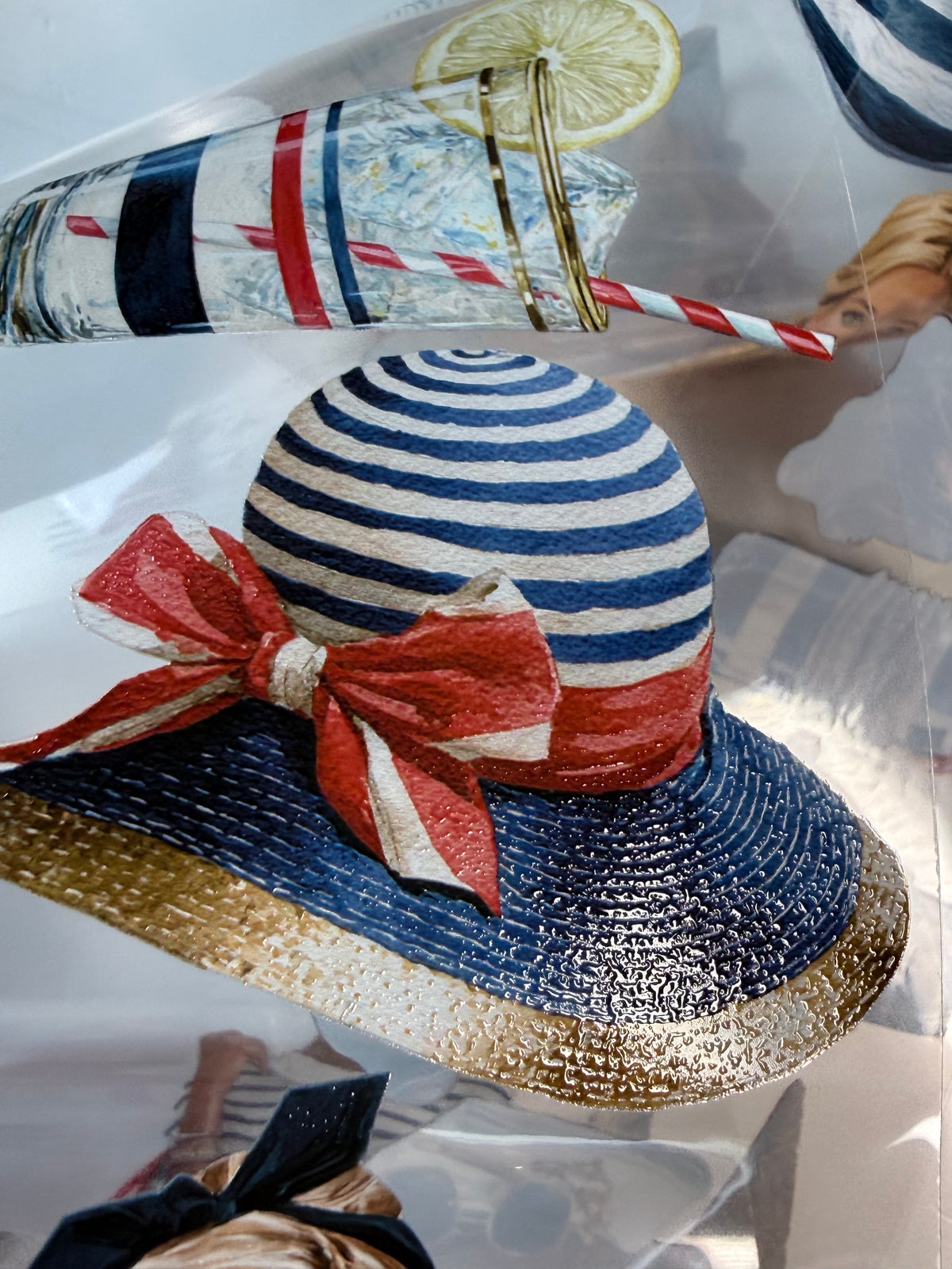 Coastal cowgirl summer and Nautical chic PET 3D raised tape