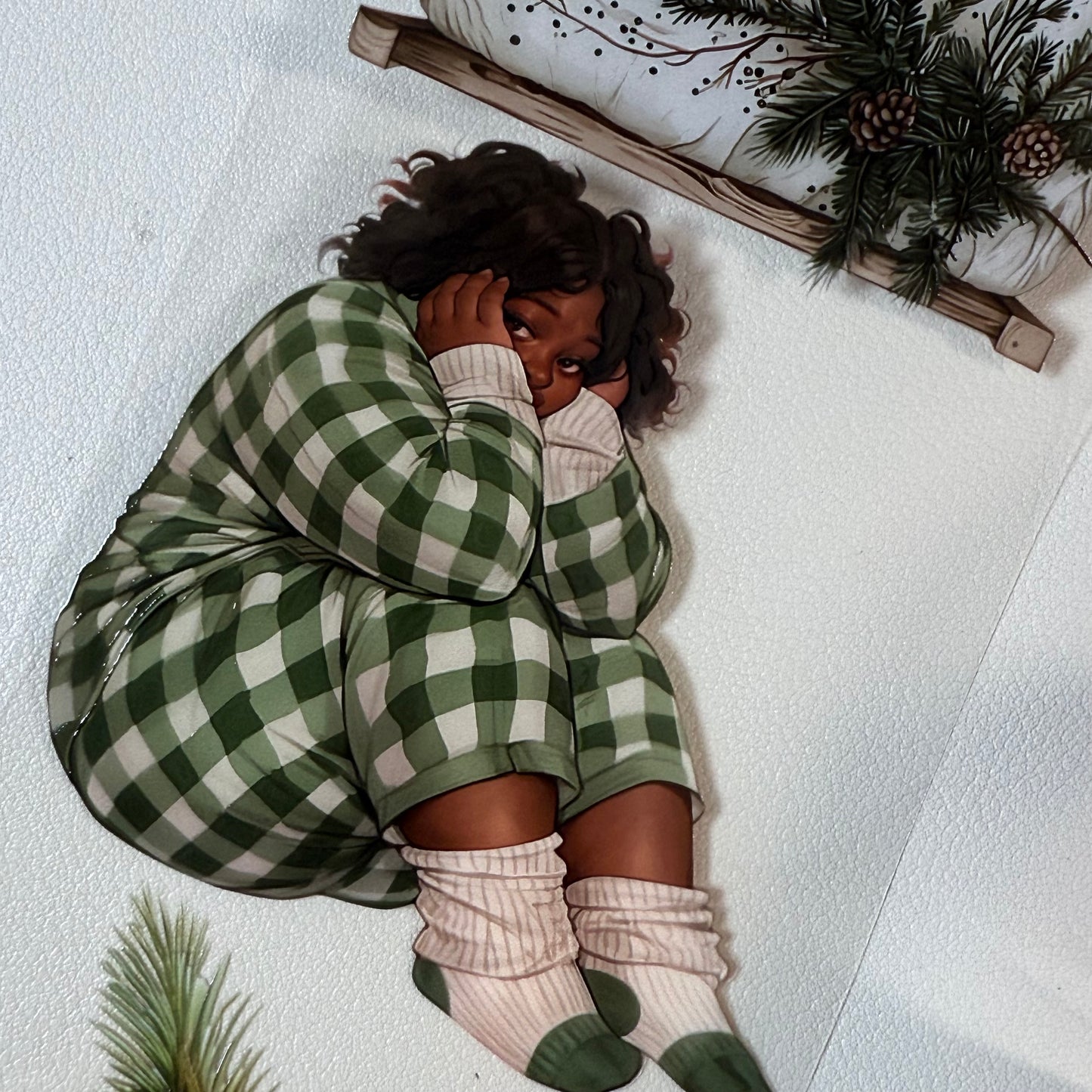 PET 3D raised Winter Evening and Winter Frost tape,one roll fashion, junk journal, scrapbooking,bullet journal, card making.