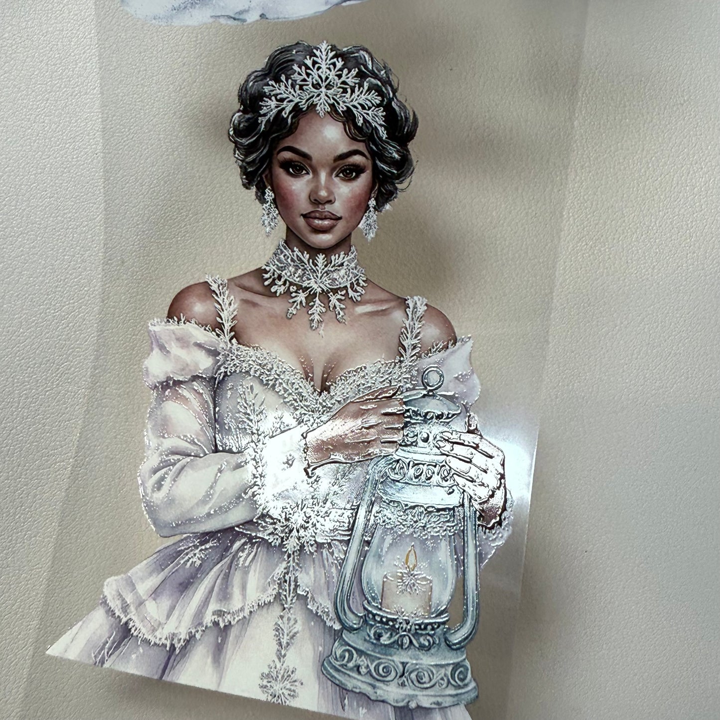 PET 3D raised Magical Apothecary in Winter and Winter Fairytale tape,one roll fashion, junk journal, scrapbooking,bullet journal, card making.