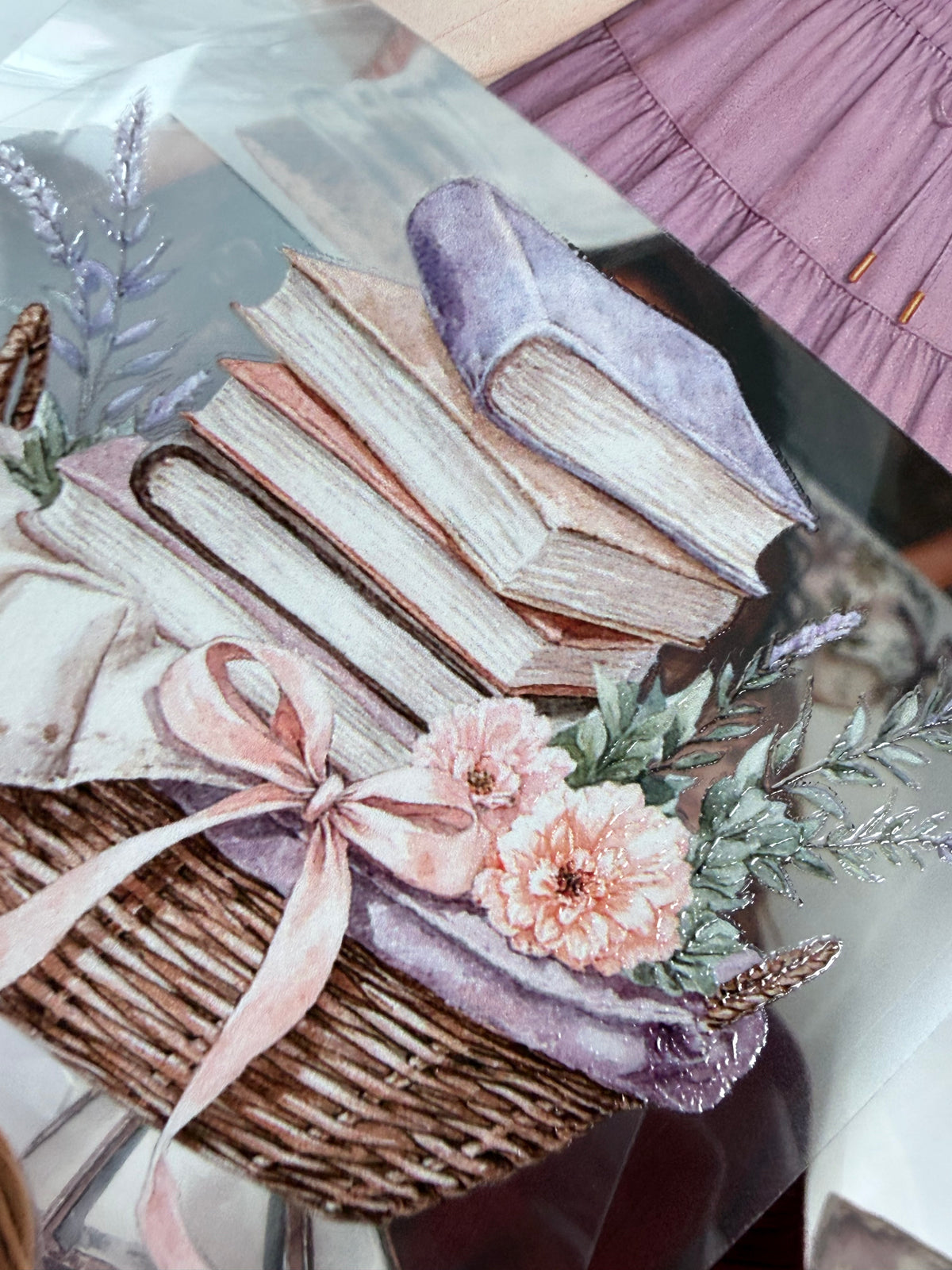 Cozy Book Café and Burgundy Autumn PET 3D raised tape