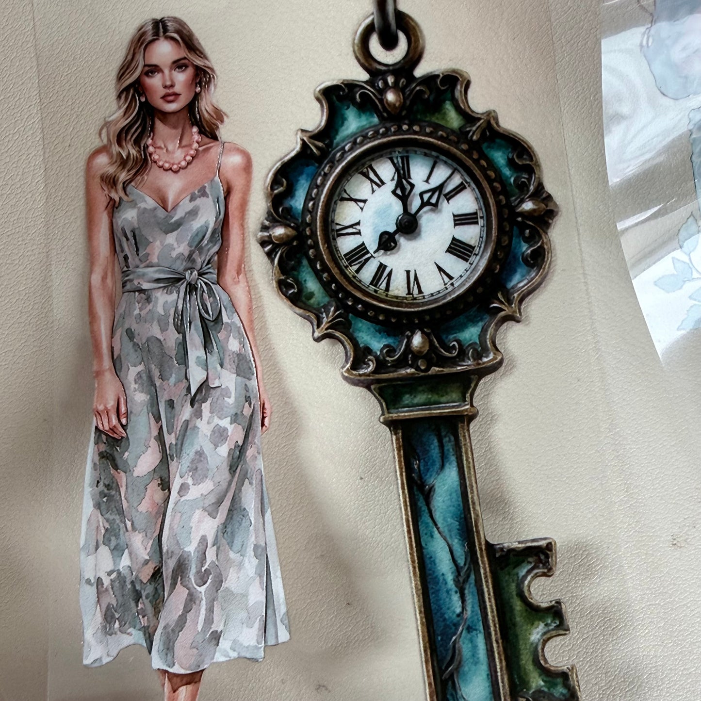 Paris in Bloom and Prague Spring Cobblestones PET 3D raised tape,one roll fashion, junk journal, scrapbooking,bullet journal, card making.