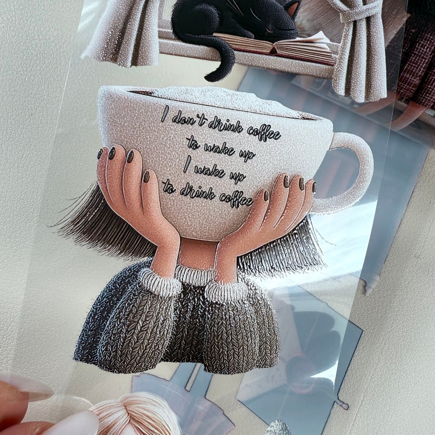 PET 3D raised Mulberry Academia and Whimsical Book Lover tape,one roll fashion, junk journal, scrapbooking,bullet journal, card making.