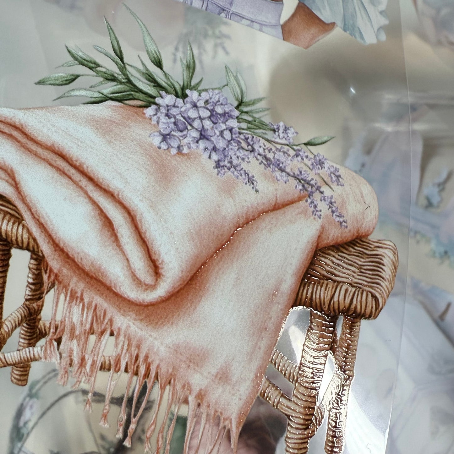 PET 3D raised Petal Haven and Breezy Blooms tape,one roll fashion, junk journal, scrapbooking,bullet journal, card making.