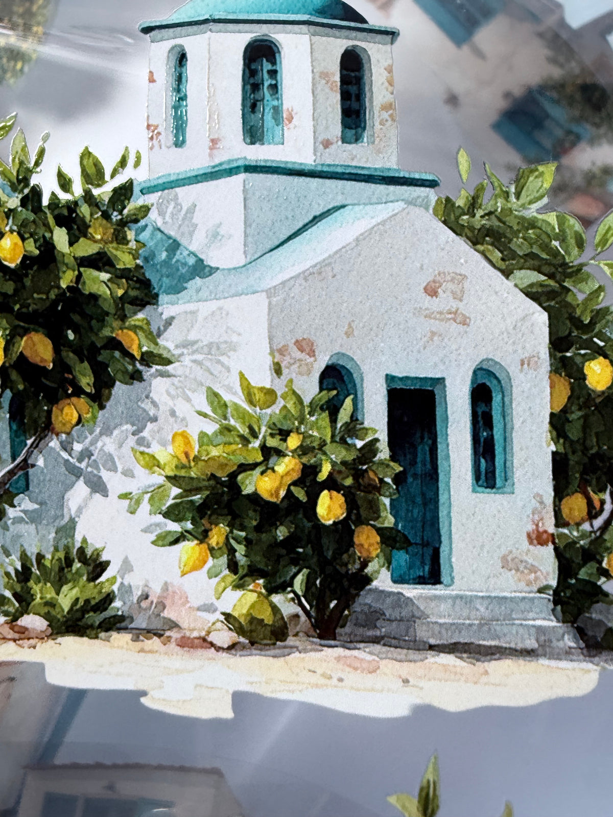 PET 3D raised Greece Landscape tape