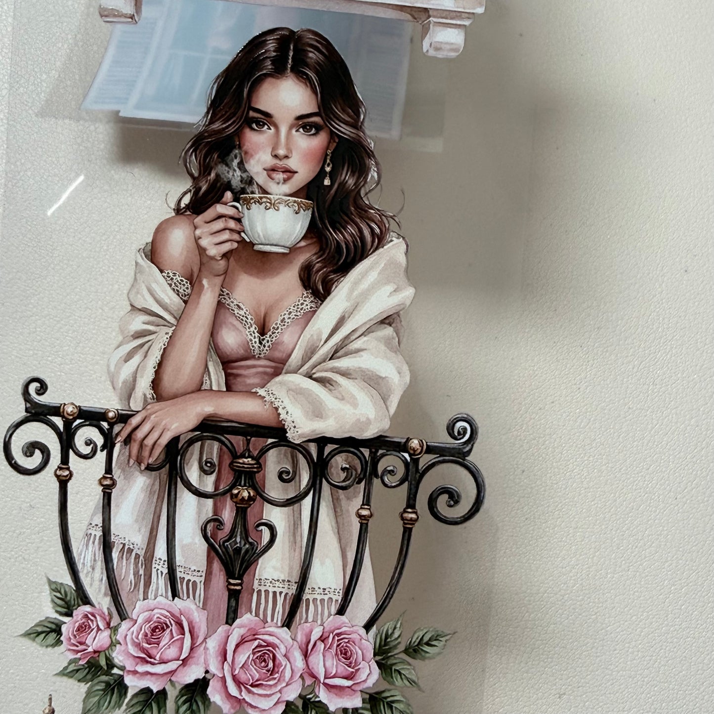 Parisian Balcony Letters and Ocean of Love Notes PET 3D raised tape,one roll fashion, junk journal, scrapbooking,bullet journal, card making.