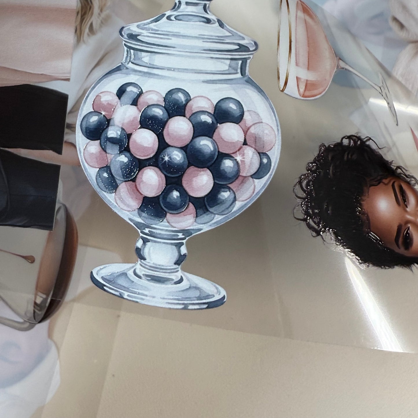 PET 3D raised Slow Mornings and Celebrate tape,one roll fashion, junk journal, scrapbooking,bullet journal, card making.