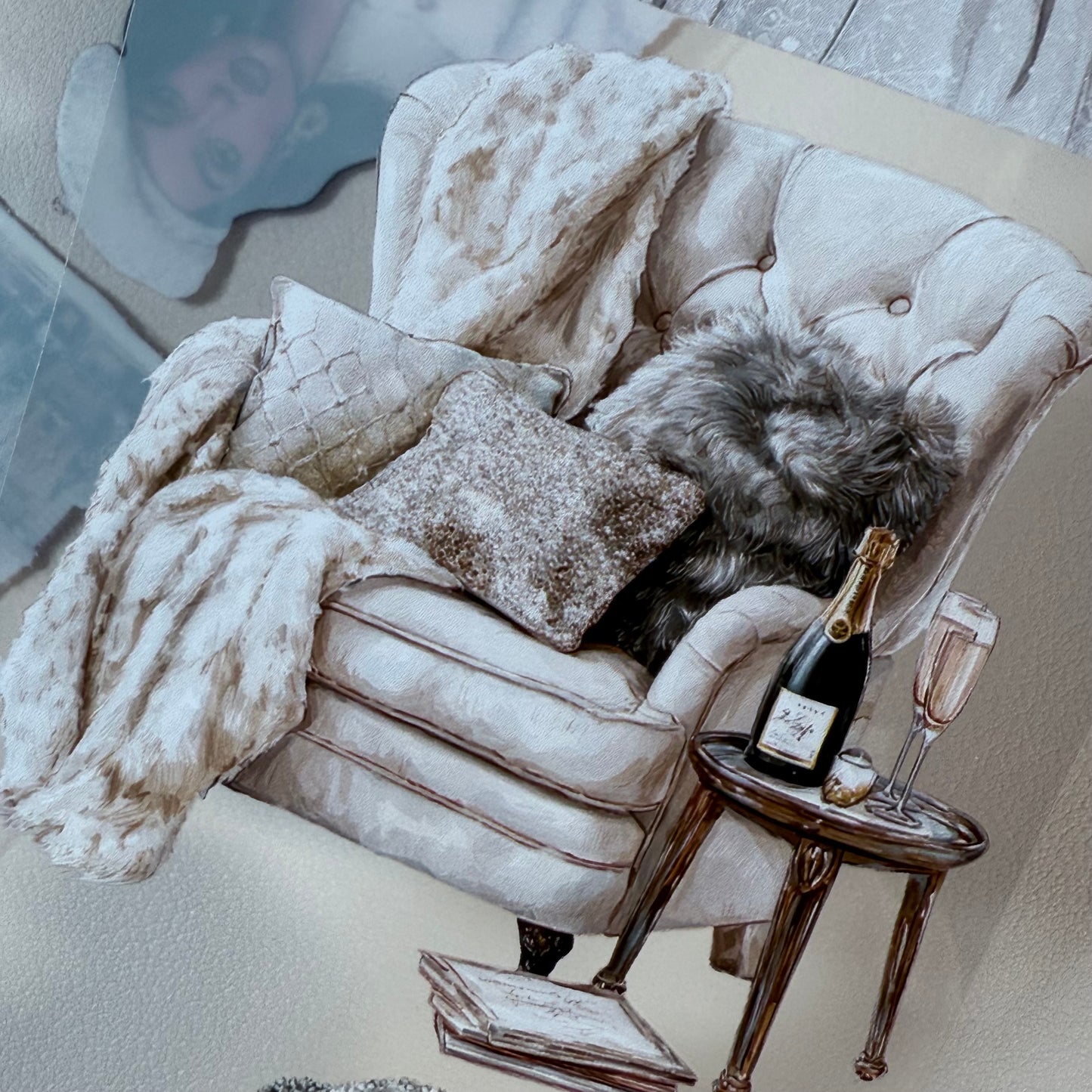 PET 3D raised Winter Adventure and Glam Christmas tape,one roll fashion, junk journal, scrapbooking,bullet journal, card making.