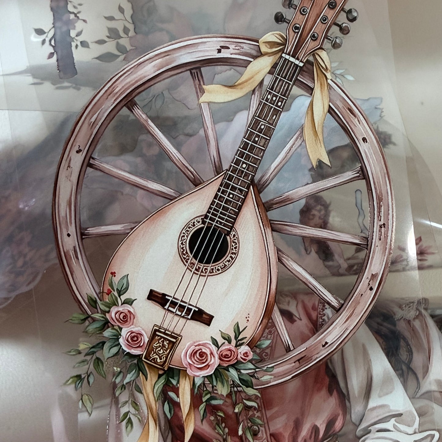 Sunstone Bohemian Caravan and  Elven Whispers PET 3D raised tape,one roll fashion, junk journal, scrapbooking,bullet journal, card making.