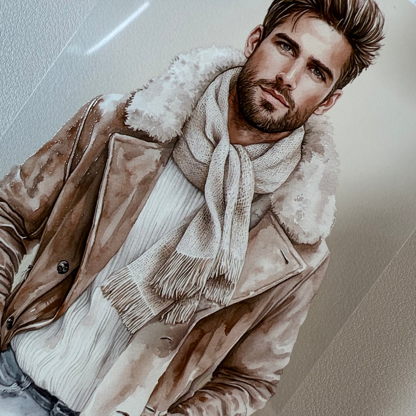 PET 3D raised Winter Wonderland and Blush Christmas tape,one roll fashion, junk journal, scrapbooking,bullet journal, card making.