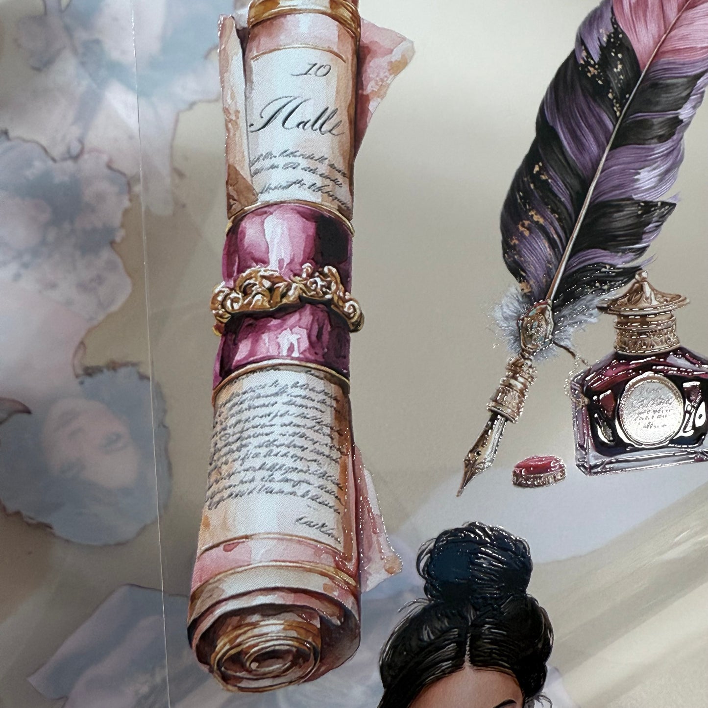 PET Floral tearoom and Dreamy Academia 3D raised tape,one roll fashion, junk journal, scrapbooking,bullet journal, card making.