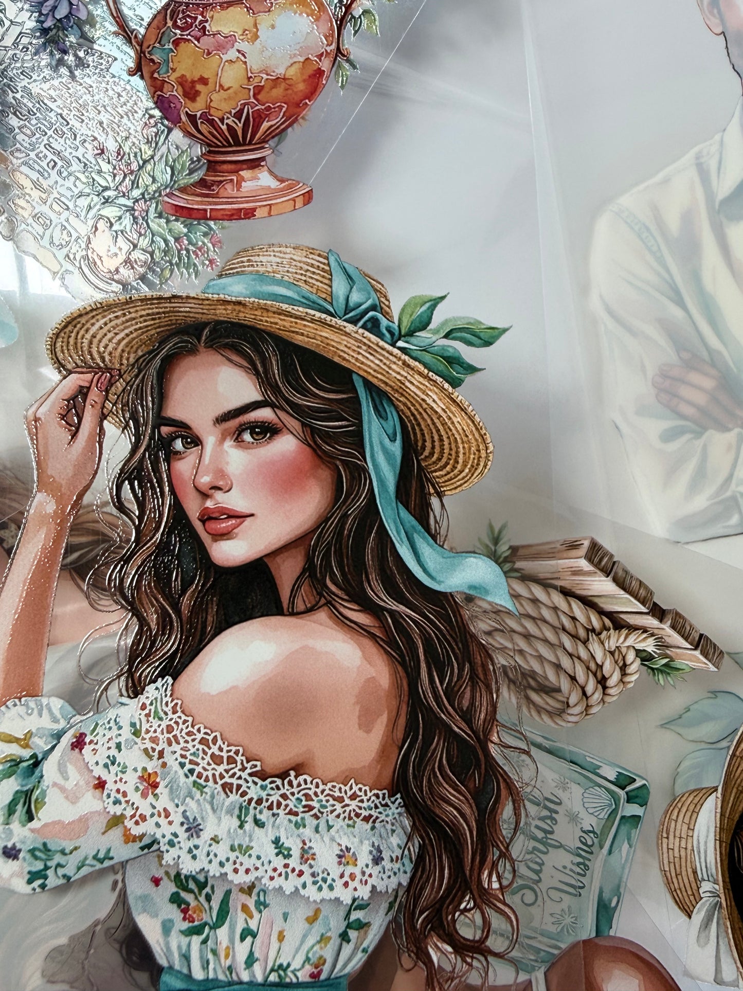 Spanish Beach and  Salty Beach Air PET 3D raised tape