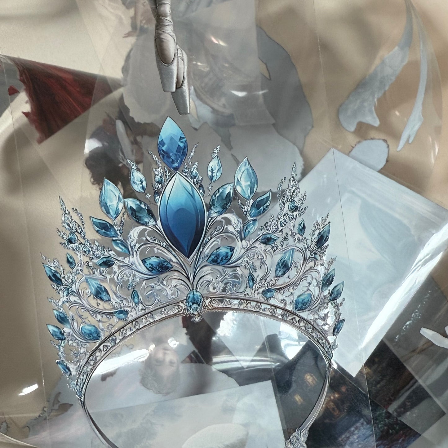 PET Winter Nutcracker and Gothic Valentine 3D raised tape,one roll fashion, junk journal, scrapbooking,bullet journal, card making.