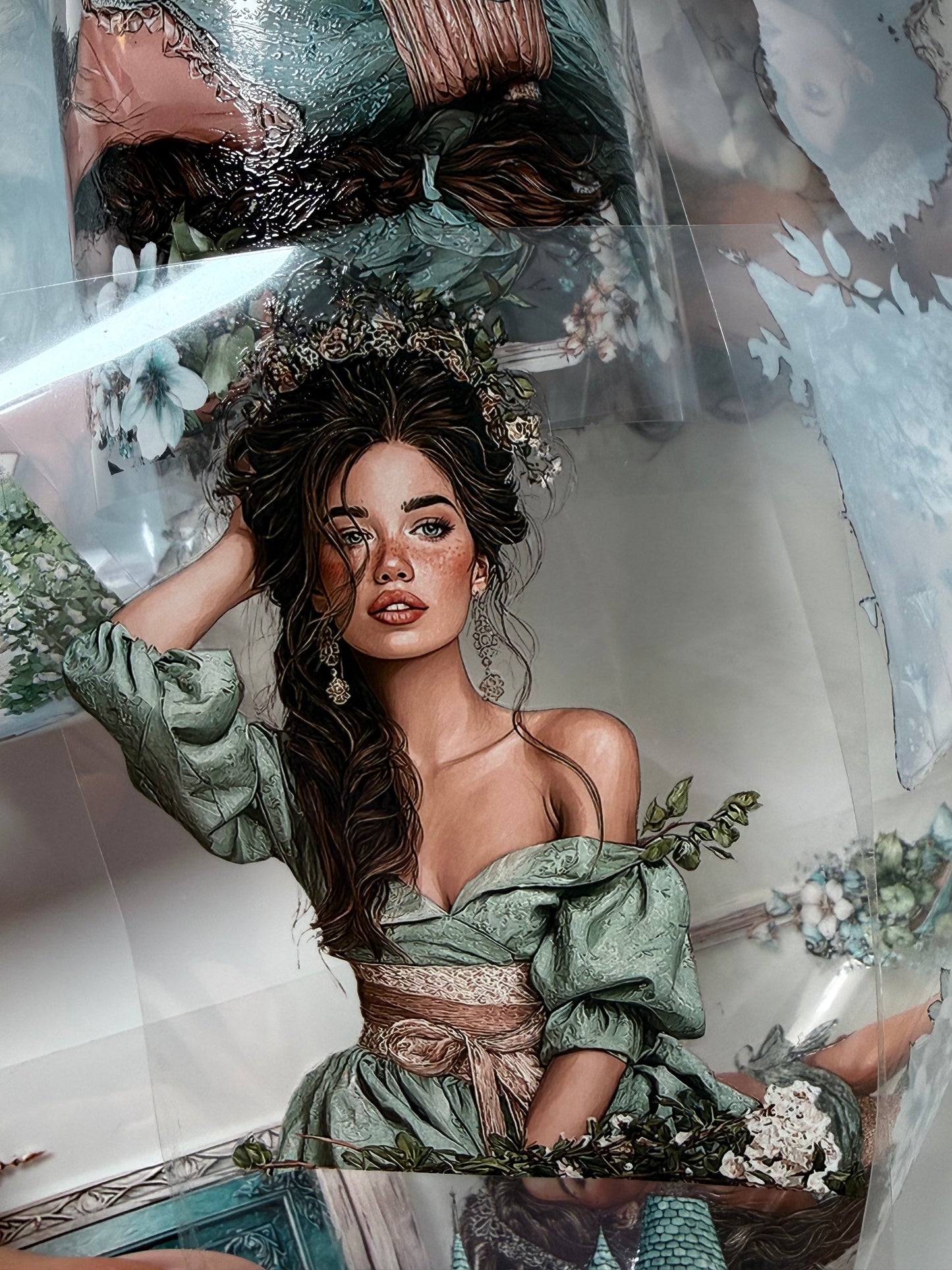 Princess of bells and Princess of abandoned lake PET 3D raised tape
