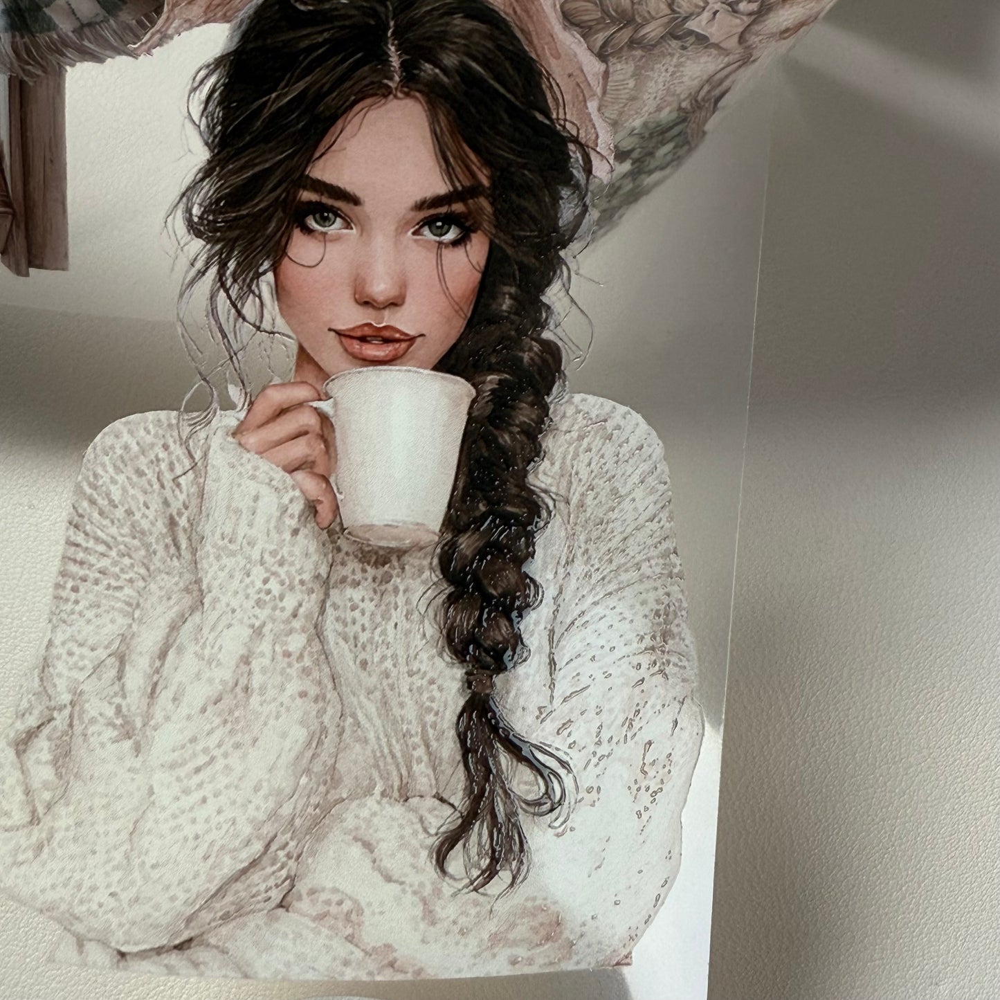 PET 3D raised Classic Christmas and Wooden Cabin tape,one roll fashion, junk journal, scrapbooking,bullet journal, card making.