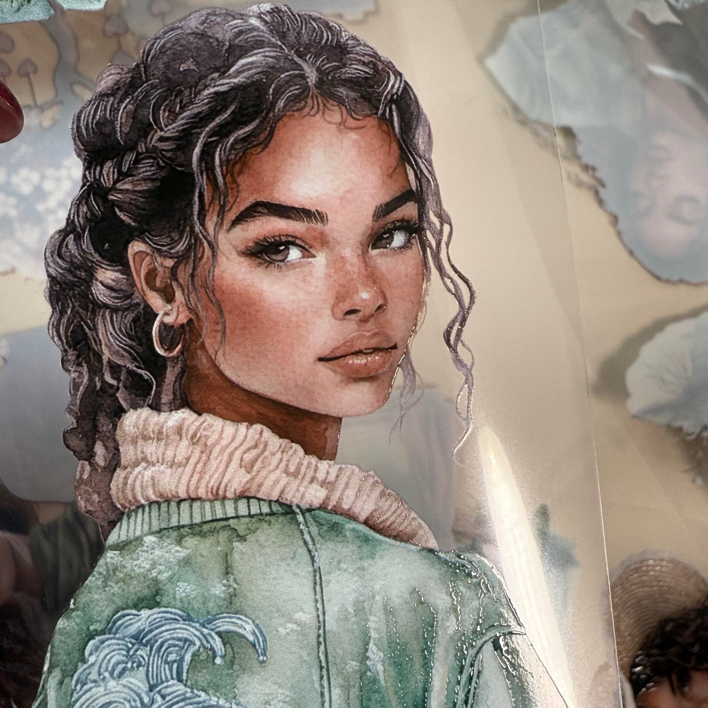 PET 3D raised Floral Drift and Deep Romance tape,one roll fashion, junk journal, scrapbooking,bullet journal, card making.